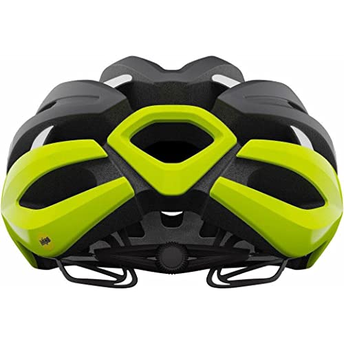 Giro Synthe MIPS II Casco, Hombre, Matte Black Fade/Highlight Yellow, S