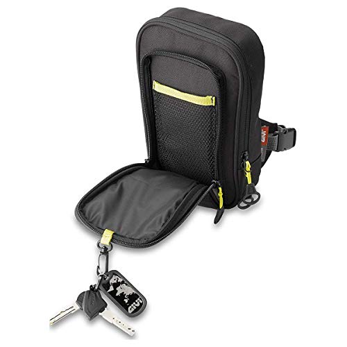 GIVI EA113B Easy Bag Bolsillo de Pierna Urban, Color Negro, Volumen 2 Litros, Carga Máxima 1 Kg