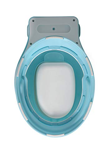 Glenmore Orinal Bebe Forma Water: Bater Infantiles Nino Nina Inodoro Para Bebes Aprendizaje WC Mini Vater con Tapa Escupidera Pipi Potty Grande Bano 1-6 Anos Baby Cisterna Bacinilla Orinario Taza Azul