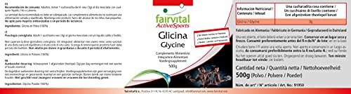 Glicina en polvo - Suministro para 5 meses - VEGANO - 500 g - polvo de glicina sin aditivos - Calidad Alemana