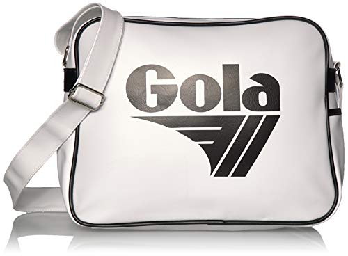 Gola Redford, Bolso Unisex Adulto, Blanco (White/Black), W36cm x H27cm