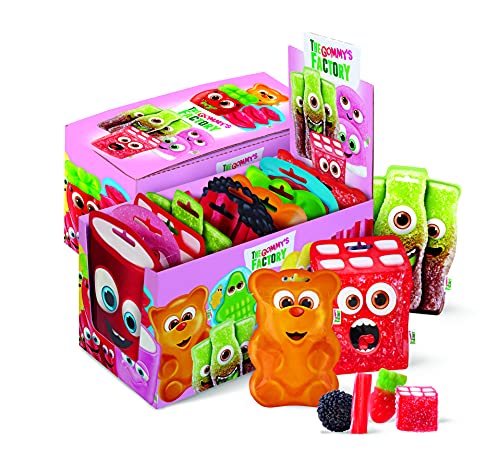 Gommy's Factory Golosina Happy Box - 10ud de 90g. (Total 900g)