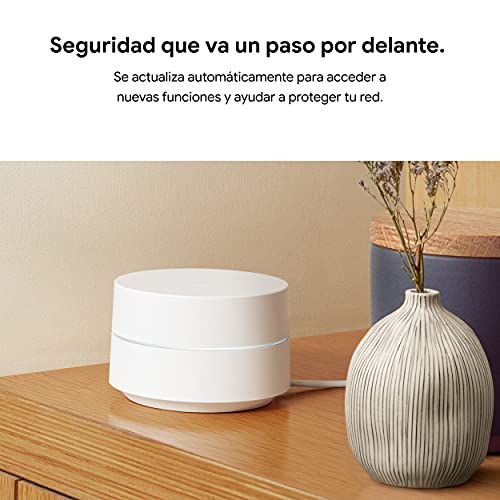 Google Wifi - Router Wifi de Malla, 3 Pack, Wi-Fi que Funciona, Cobertura hasta 85m² por Punto