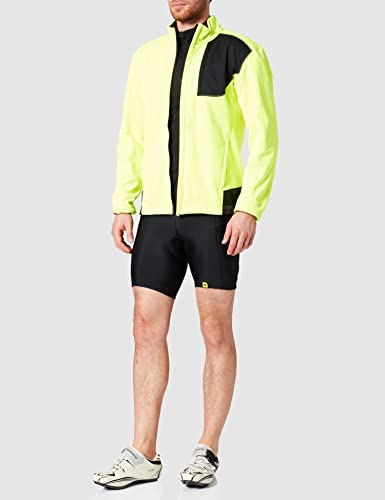 Gore Bike Wear Chaqueta Thermo MTB, Hombre,Gore Windstopper Soft Shell, Power Trail, Talla L, Amarillo neón/Negro, JWPOTR