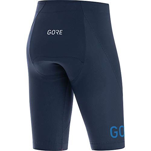 GORE WEAR C3 Culote Corto con Tirantes y Badana para Hombre, S, Azul marino