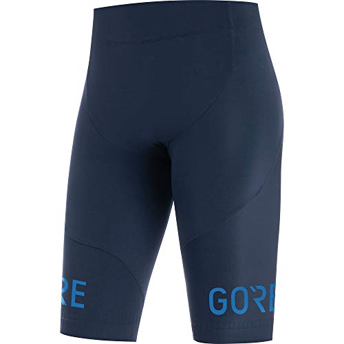 GORE WEAR C3 Culote Corto con Tirantes y Badana para Hombre, S, Azul marino