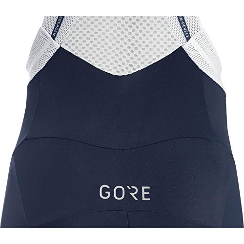 GORE WEAR Culote corto Cancellara para hombre, Con badana, XXL, Azul marino/Rojo