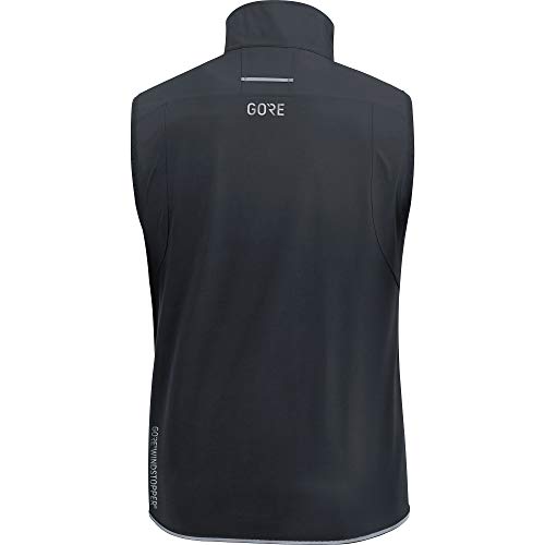 GORE WEAR R3 Chaleco de hombre GORE WINDSTOPPER, S, Negro