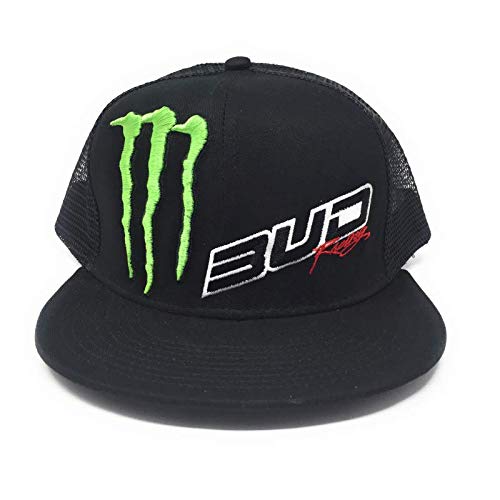 Gorra del Team Bud Racing Monster Energy Snapback – Talla única