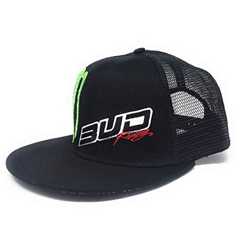 Gorra del Team Bud Racing Monster Energy Snapback – Talla única