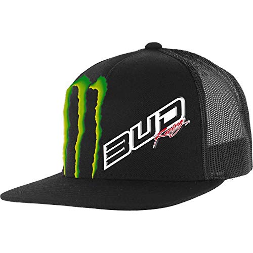 Gorra del Team Bud Racing Monster Energy Snapback – Talla única