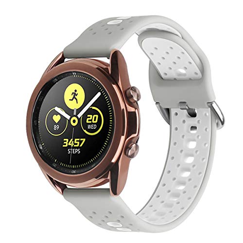 Gransho Bandas de Repuesto Compatible con Garmin Vivoactive 4, Reloj Correa de Silicona Suave Correas Pulseras Correa Deportiva Pulsera (22mm, Pattern 4)