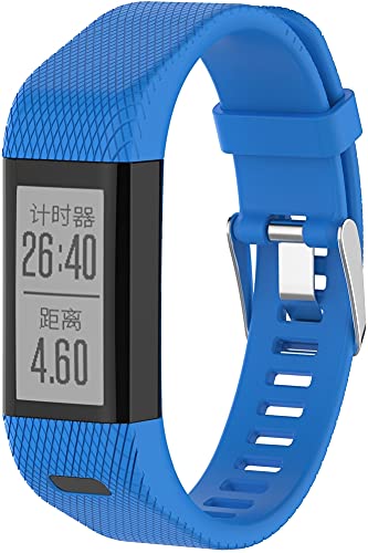 Gransho Correa de Reloj Compatible con Garmin Vivosmart HR+ Plus/Approach X10 / Approach X40, Impermeable Reemplazo Correas Reloj Silicona Banda (4-Pack I)