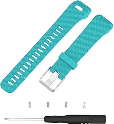 Gransho Correa de Reloj Compatible con Garmin Vivosmart HR+ Plus/Approach X10 / Approach X40, Impermeable Reemplazo Correas Reloj Silicona Banda (4-Pack I)