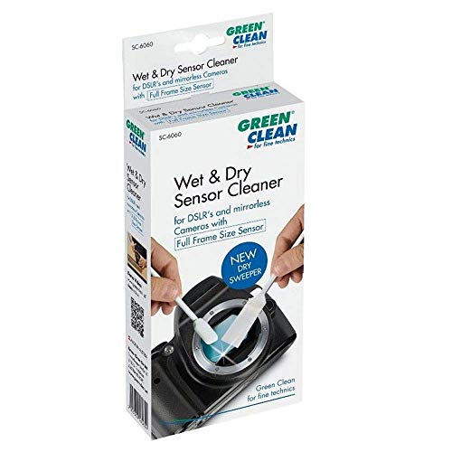 Green Clean Sensor Cleaner Wet Foam & New Dry Sweeper para Formato Completo, 4 Unidades