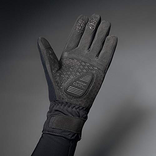 GripGrab Optimus Waterproof Deep Winter Thermal Full Finger Cycling Gloves Padded Touchscreen-Compatible Sweat-Wiper