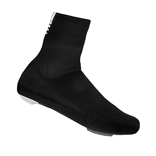 GripGrab Primavera Road Bike Midseason Cover-Socks Aero Knitted Cycling Overshoes Belgian-Booties Shoe Covers Cubrebotas Ciclismo, Unisex-Adult, Negro, One Size