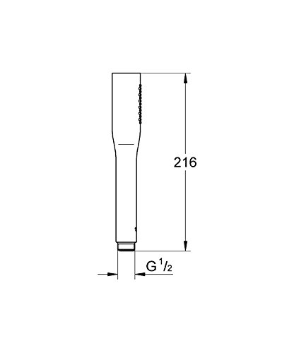 Grohe Vitalio Get - Alcachofa de Ducha, acabado cromado (Ref. 27458000)