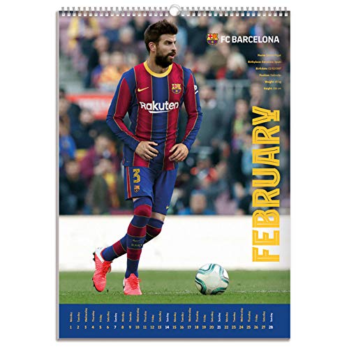 Grupo Erik CPA321003 - Calendario de pared 2021 FC Barcelona Grupo, A3