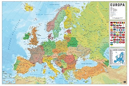 Grupo Erik Editores, S.L. - Póster mapa europa-e grupo erik