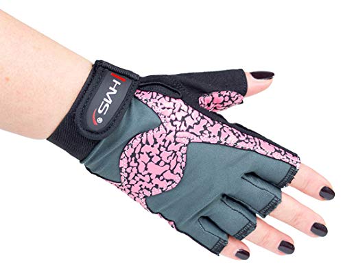 Guantes de entrenamiento de fitness guantes Deportes de fuerza Guantes Guantes de mujer RST, color Rosa, tamaño small