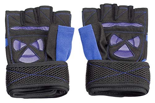 Guantes de Entrenamiento de Fitness Guantes Deportes de Fuerza Guantes Guantes Hombre RST, Color Azul, tamaño Large