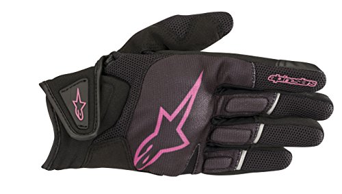 Guantes de Moto Alpinestars Stella Atom Gloves Black Fuchsia, Negro/Fucsia, M