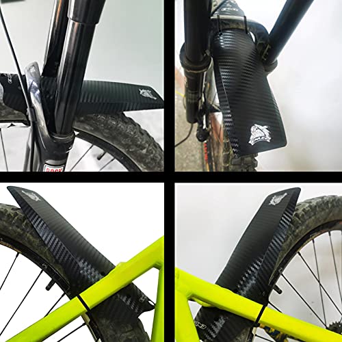 Guardabarros ultrafino para bicicleta de montaña Guardabarros personalizado portátil Guardabarros duradero para bicicleta de montaña Guardabarros delantero y trasero compatible con suciedad