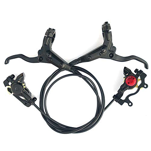 Hainice Frenos Frenos de Bicicleta de Bicicletas de montaña de Disco hidráulico Sistema de Frenos de Aceite Trasero Frente de presión de la Palanca del Freno de Bicicletas Negro Accesorios de b