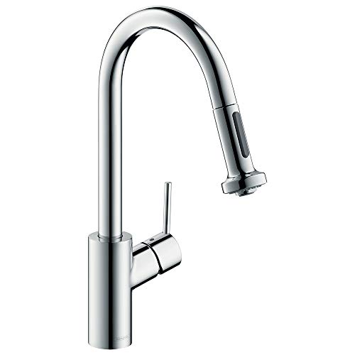 Hansgrohe 14877000 Talis S² Variarc grifo monomando de cocina abatible con ducha extraíble, cromo