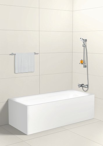 Hansgrohe 26332400 Crometta Vario ducha de mano, 2 tipos de chorro, ahorro de agua, blanco/cromo