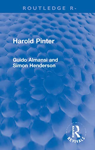 Harold Pinter (Routledge Revivals)