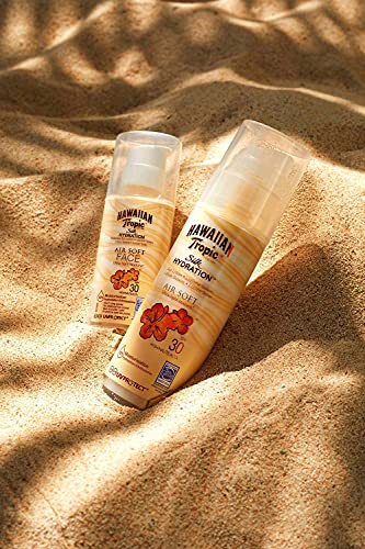 HAWAIIAN Tropic Silk Hydration Air Soft Face Spf 30 - Loción Solar Protectora para el Rostro, Crema Hidratante Facial con Protección, Blanco, Fresh, 50 Mililitros