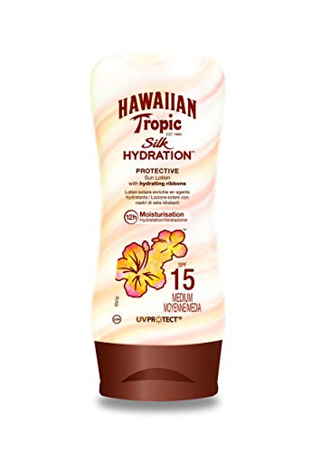 Hawaiian Tropic Silk Hydration Protective Sun Loción SPF 15-1 unidad