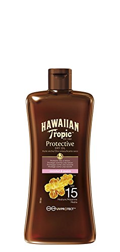 Hawaiian Tropic Travel Kit - Set de Viaje para Protección Solar (Aceite Bronceador SPF 15 + Loción Protectora SPF 30 + Aftersun Hidratante AirSoft)