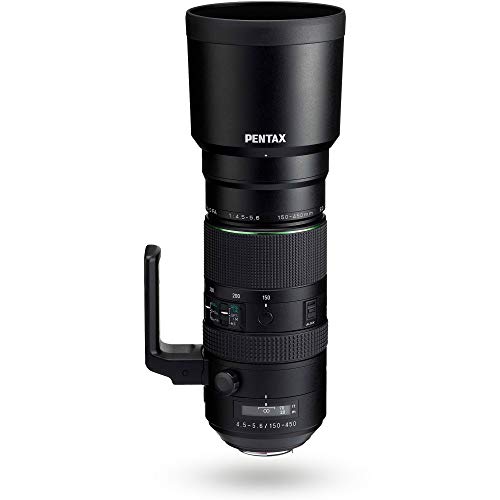 HD PENTAX-D FA 150-450mmF4.5-5.6ED DC AW Superobjetivo Zoom Lo último en tecnología óptica Imágenes de Alta resolución sin Reflejos ni Efecto Fantasma Construcción Resistente a la Intemperie