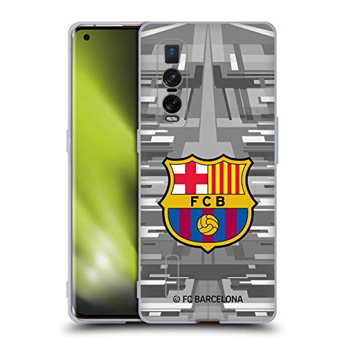 Head Case Designs Licenciado Oficialmente FC Barcelona Portero Segunda equipación 2019/20 Crest Kit Carcasa de Gel de Silicona Compatible con OPPO Find X2 Pro 5G