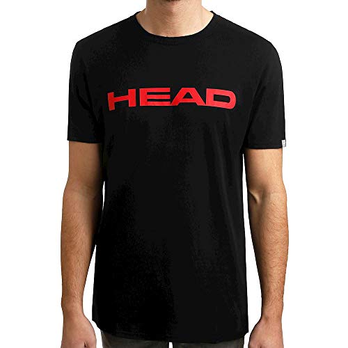 HEAD CLUB IVAN T-Shirt M, Camiseta, Hombre, Negro, XL