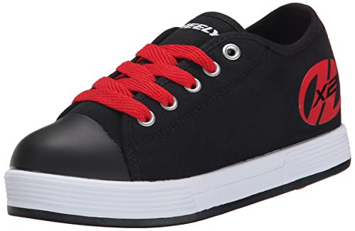 Heelys Fresh (770494) - Zapatillas de deporte para niños unisex, Black/Red, 35