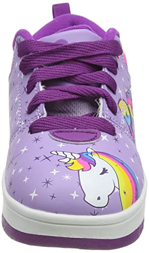 Heelys Pop Strive, Zapatillas, Lila Rainbow Unicorn, 33 EU