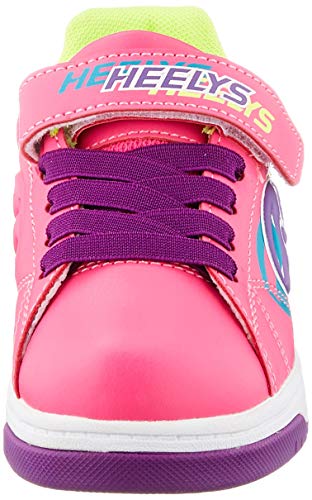 Heelys Swerve X2, Zapatos con Ruedas, Rosa Hot Multi, 33 EU