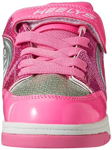 Heelys X2, Zapatillas de Deporte, Multicolor (Neon Pink/Light Pink/Silver 000), 35 EU