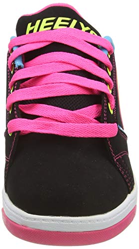 Heelys, Zapatillas, Negro (Black/Neon Multi), 35 EU