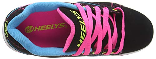 Heelys, Zapatillas, Negro (Black/Neon Multi), 35 EU