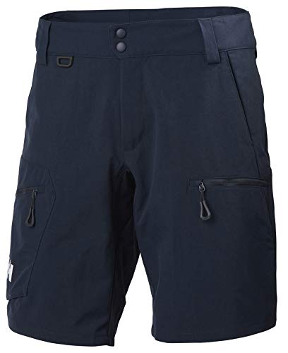 Helly Hansen Crewline Cargo Shorts Pantalones Deportivos, Hombre, Azul Marino, 33