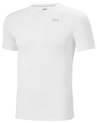 Helly Hansen HH LIFA Active Solen T-Shirt Camiseta Técnica De Protección Solar Manga Corta, Hombre, White, L