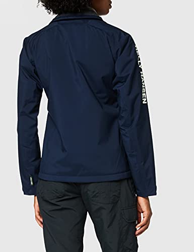 Helly Hansen HP Racing Midlayer Lifaloft Cuello Forro Polar Marina Deportes Navegación Chaqueta Impermeable, Mujer, Azul (Navy), S