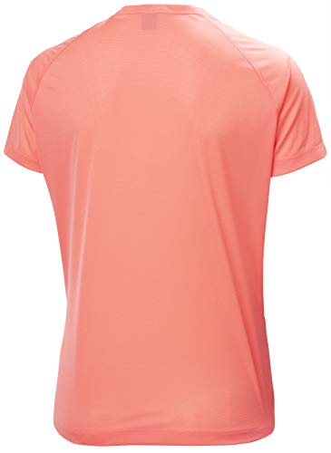 Helly Hansen W Verglas Pace T-Shirt Camiseta, Mujer, Coral Oscuro, L