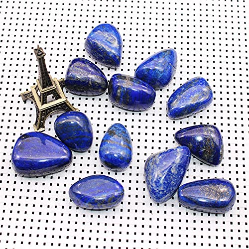 Hermosas Decoraciones 100 g de Piedra Natural Cristal Mineral Lapis Lazuli Play Quartz Gravel Healing DIY Material Aquarium Piedra Decoración del hogar Artesanía (Color : 90-100g)