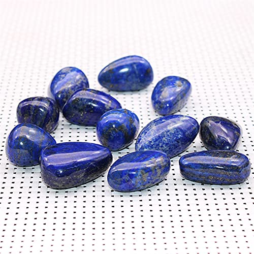 Hermosas Decoraciones 100 g de Piedra Natural Cristal Mineral Lapis Lazuli Play Quartz Gravel Healing DIY Material Aquarium Piedra Decoración del hogar Artesanía (Color : 90-100g)